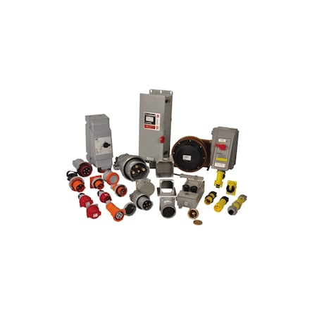 Abb DURAGARD WATERPROOF, CONNECTOR - 50AMP FEMALE, 3PHASE 125/250VAC 9C54U1